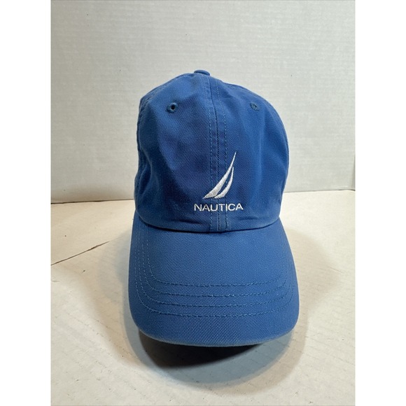 Nautica Other - Nautica Sky Blue Sailboat Logo Embroidered‎ Strapback Hat Cap
